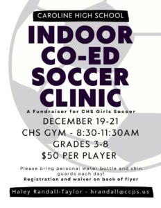 Co Ed Indoor Soccer Clinic