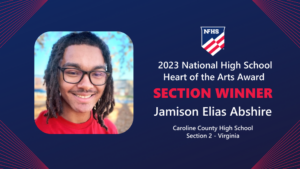 Jamison Abshire, Heart of the Arts Winner