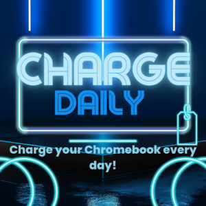 Charge your Chromebooks daily