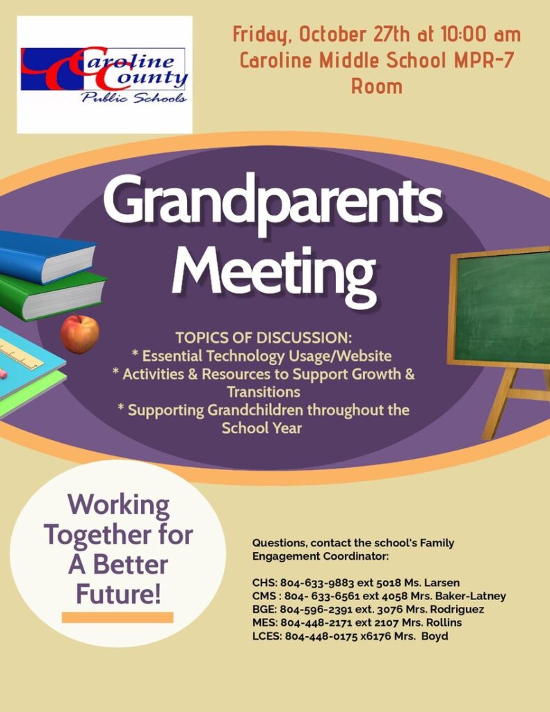 Flyer advertising grandparents day