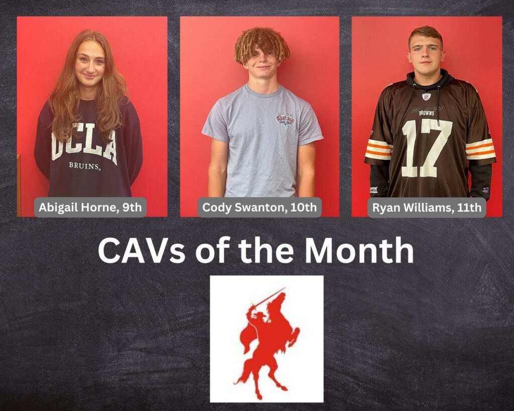 September Cavaliers of the Month