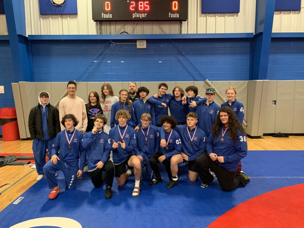 CHS Wrestling came in 3rd at the annual Cavalier Clash