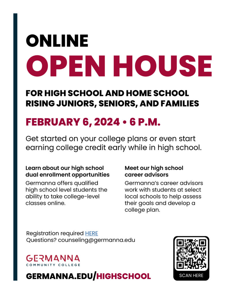 GCC Open House for high school juniors and senior