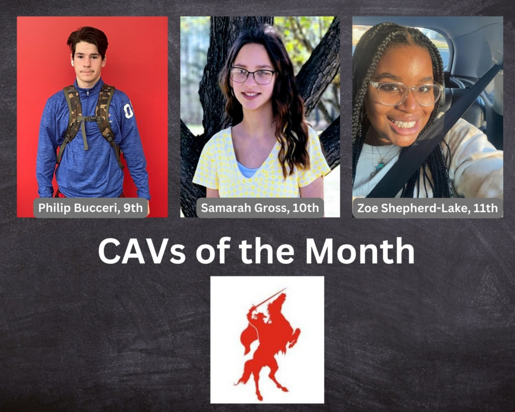 Underclassmen Cavaliers of the Month for December