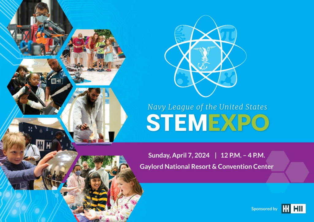 Flyer for the free Navy STEM Expo