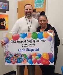 Mrs. Fitzgerald-CHS Support Employee of the Year