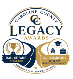 Legacy Award logo in navy and gold